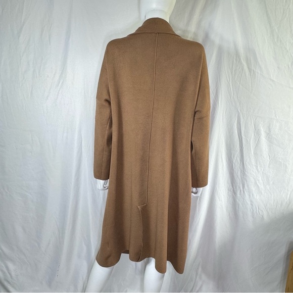 Magaschoni Women’s Waterfall Open Front Duster Length Cardigan - Picture 4 of 7